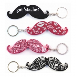 Mustache Key Chain / Bottle Opener