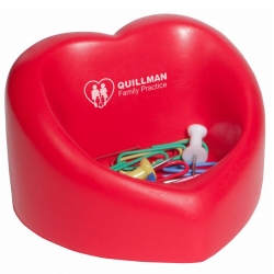 Valentine Heart Desktop Bin