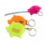 Pig Tape Measure W/Key Chain